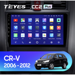 Штатная магнитола Teyes CC2 Plus 6/128 ГБ для Honda CR-V 2007-2012 на Android 10.0