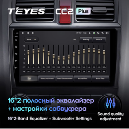 Штатная магнитола Teyes CC2 Plus 6/128 ГБ для Honda CR-V 2007-2012 на Android 10.0