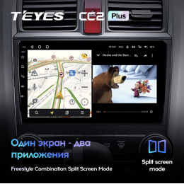 Штатная магнитола Teyes CC2 Plus 6/128 ГБ для Honda CR-V 2007-2012 на Android 10.0
