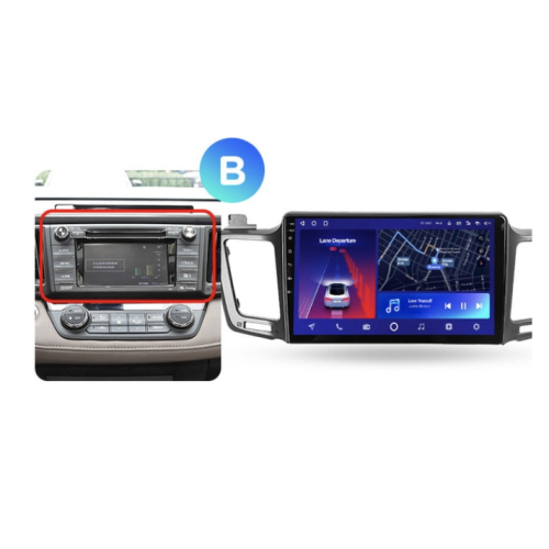 Штатная магнитола Teyes CC2 Plus 6/128 ГБ для Toyota RAV4 (CA40) 2013-2019 на Android 10.0