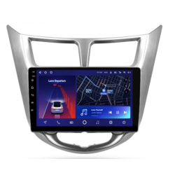 Штатная магнитола Teyes CC2 Plus 6/128 ГБ для Hyundai Solaris I 2011-2017 на Android 10.0