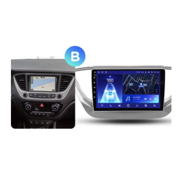 Штатная магнитола Teyes CC2 Plus 3/32 ГБ для Hyundai Solaris II 2017-2020 на Android 10.0