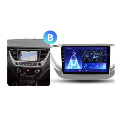 Штатная магнитола Teyes CC2 Plus 3/32 ГБ для Hyundai Solaris II 2017-2020 на Android 10.0