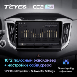 Штатная магнитола Teyes CC2 Plus 6/128 ГБ для Hyundai Creta 2016-2021 на Android 10.0
