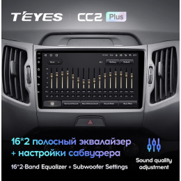 Штатная магнитола Teyes CC2 Plus 6/128 ГБ для KIA Sportage III 2010-2016 на Android 10.0