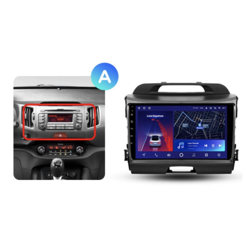 Штатная магнитола Teyes CC2 Plus 6/128 ГБ для KIA Sportage III 2010-2016 на Android 10.0