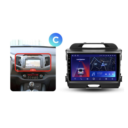 Штатная магнитола Teyes CC2 Plus 6/128 ГБ для KIA Sportage III 2010-2016 на Android 10.0