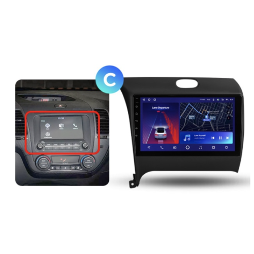 Штатная магнитола Teyes CC2 Plus 6/128 ГБ для KIA Cerato III 2013-2018 на Android 10.0