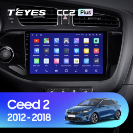 Штатная магнитола Teyes CC2 Plus 6/128 ГБ для Kia Ceed II 2012-2018 на Android 10.0