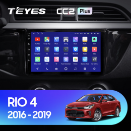 Штатная магнитола Teyes CC2 Plus 6/128 ГБ для KIA Rio IV 2017-2020 на Android 10.0
