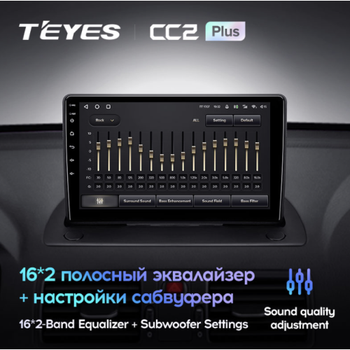 Штатная магнитола Teyes CC2 Plus 6/128 ГБ для Volvo XC90 I 2006-2014 на Android 10.0