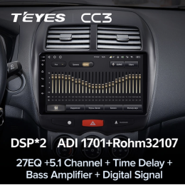 Штатная магнитола Teyes CC3 3/32 GB для Citroen C4 AirCross 2012-2017 на Android 10.0