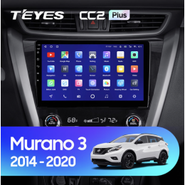 Автомагнитола Teyes CC2 Plus 6/128 ГБ для Nissan Murano 2015-2022 на Android 10.0