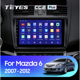 Штатная магнитола Teyes CC2 Plus 6/128 ГБ для Mazda 6 2007-2012 на Android 10.0