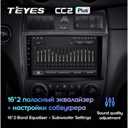 Штатная магнитола Teyes CC2 Plus 6/128 ГБ для Mercedes Benz C-class (W203) 2004-2008 на Android 10.0
