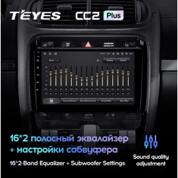 Штатная магнитола Teyes CC2 Plus 6/128 ГБ для Porsche Cayenne I (955) 2002-2006 на Android 10.0