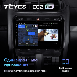 Штатная магнитола Teyes CC2 Plus 6/128 ГБ для Porsche Cayenne I (955) 2002-2006 на Android 10.0