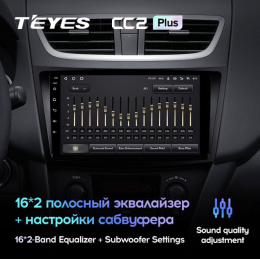 Штатная магнитола Teyes CC2 Plus 6/128 ГБ для Suzuki Swift IV 2011-2017 на Android 10.0