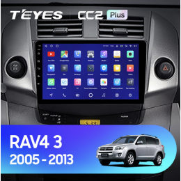 Автомагнитола Teyes CC2 Plus 6/128 ГБ для Toyota RAV4 (XA30) 2006-2013 на Android 10.0