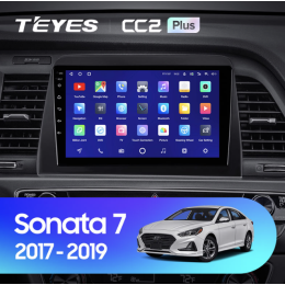 Штатная магнитола Teyes CC2 Plus 4/64 ГБ для Hyundai Sonata VII (LF) 2017-2019 на Android 10.0