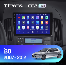 Штатная магнитола Teyes CC2 Plus 4/64 ГБ для Hyundai i30 2008-2011 (кондиционер) на Android 10.0