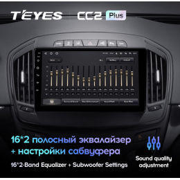 Штатная магнитола Teyes CC2 Plus 4/64 ГБ для Opel Insignia I 2013-2017 на Android 10.0
