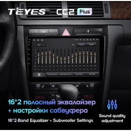 Штатная магнитола Teyes CC2 Plus 4/64 ГБ для Audi A6 II (C5) 1998-2006 на Android 10.0