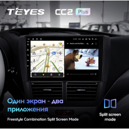 Штатная магнитола Teyes CC2 Plus 4/64 ГБ для Subaru Forester III, Impreza III 2007-2013 на Android 10.0