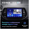 Штатная магнитола Teyes CC2 Plus 4/64 ГБ для Jeep Compass II 2017-2024 на Android 10.0