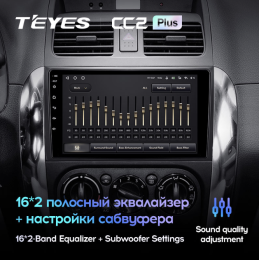 Штатная магнитола Teyes CC2 Plus 4/64 ГБ для Suzuki SX4 I 2006-2014 на Android 10.0