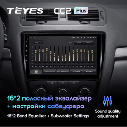Штатная магнитола Teyes CC2 Plus 4/64 ГБ для Skoda Octavia II (A5) 2004-2013 на Android 10.0
