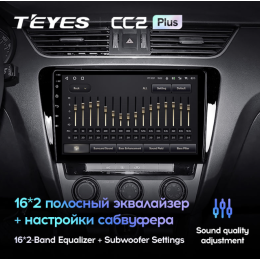 Штатная магнитола Teyes CC2 Plus 4/64 ГБ для Skoda Octavia III (A7) 2013-2018 на Android 10.0