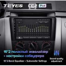 Штатная магнитола Teyes CC2 Plus 4/64 ГБ для Mazda 3 BK 2003-2009 на Android 10.0