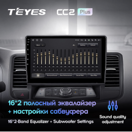 Штатная магнитола Teyes CC2 Plus 4/64 ГБ для Nissan Teana II 2008-2013 на Android 10.0