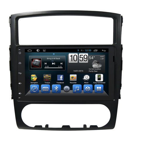Штатная магнитола CarMedia KR-9050-S10 для Mitsubishi Pajero IV 2006-2019 на Android 10.0