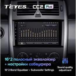 Штатная магнитола Teyes CC2 Plus 4/64 ГБ для B-klasse (W245) 2005-2011 на Android 10.0
