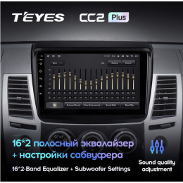 Автомагнитола Teyes CC2 Plus 4/64 ГБ для Mitsubishi Pajero Sport II 2008-2014 на Android 10.0
