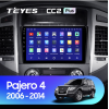 Штатная магнитола Teyes CC2 Plus 4/64 ГБ для Mitsubishi Pajero IV 2006-2019 на Android 10.0