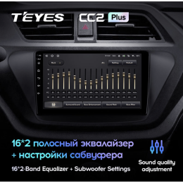 Штатная магнитола Teyes CC2 Plus 4/64 ГБ для Lifan X50 2015-2022 на Android 10.0