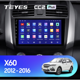 Штатная магнитола Teyes CC2 Plus 4/64 ГБ для Lifan X60 I 2012-2016 на Android 10.0