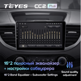 Штатная магнитола Teyes CC2 Plus 4/64 ГБ для Honda CR-V IV 2012-2016 на Android 10.0