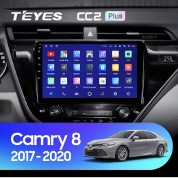 Штатная магнитола Teyes CC2 Plus 4/64 ГБ для Toyota Camry V70 2018-2021 на Android 10.0