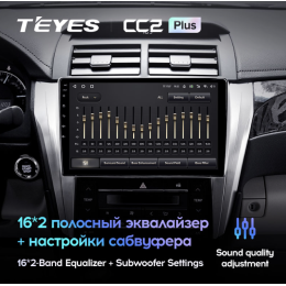 Штатная магнитола Teyes CC2 Plus 4/64 ГБ для Toyota Camry V50 2011-2014 на Android 10.0