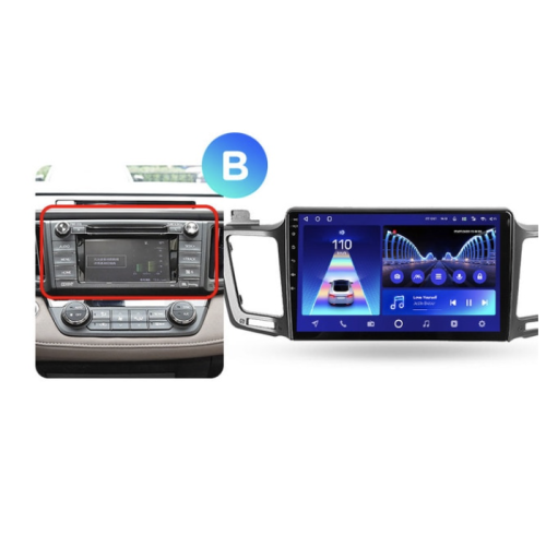 Штатная магнитола Teyes CC2 Plus 4/64 ГБ для Toyota RAV4 (CA40) 2013-2019 на Android 10.0