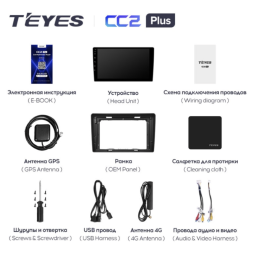 Штатная магнитола Teyes CC2 Plus 4/64 ГБ для Renault Duster 2015-2020 на Android 10.0