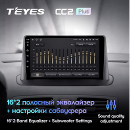 Штатная магнитола Teyes CC2 Plus 4/64 ГБ для Renault Megane III 2009-2016 на Android 10.0