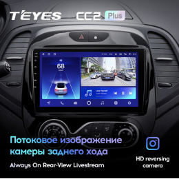 Автомагнитола Teyes CC2 Plus 4/64 ГБ для Renault Kaptur 2016-2020 кондиционер на Android 10.0