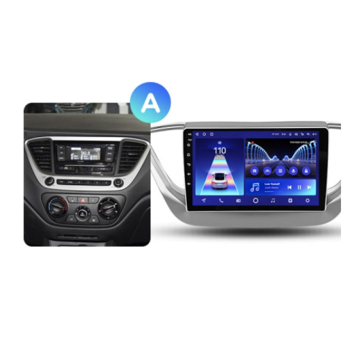 Штатная магнитола Teyes CC2 Plus 4/64 ГБ для Hyundai Solaris II 2017-2020 на Android 10.0