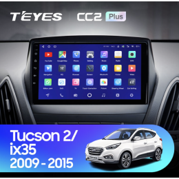 Штатная магнитола Teyes CC2 Plus 4/64 ГБ для Hyundai ix35, Tucson II 2010-2015 на Android 10.0
