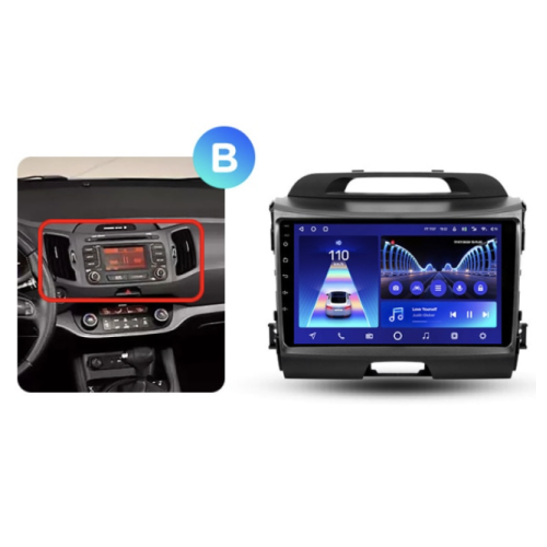 Штатная магнитола Teyes CC2 Plus 4/64 ГБ для KIA Sportage III 2010-2016 на Android 10.0